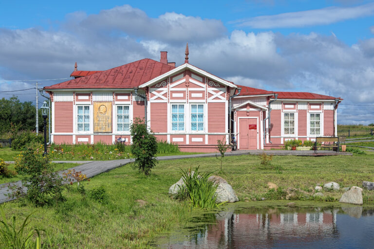 Museum of Mikhail Lomonosov in the village Lomonosovo, Russia