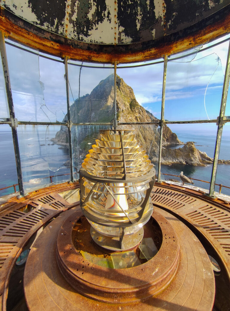 Inside of Abandoned Lighthouse Aniva, Sakhalin Island, Russia